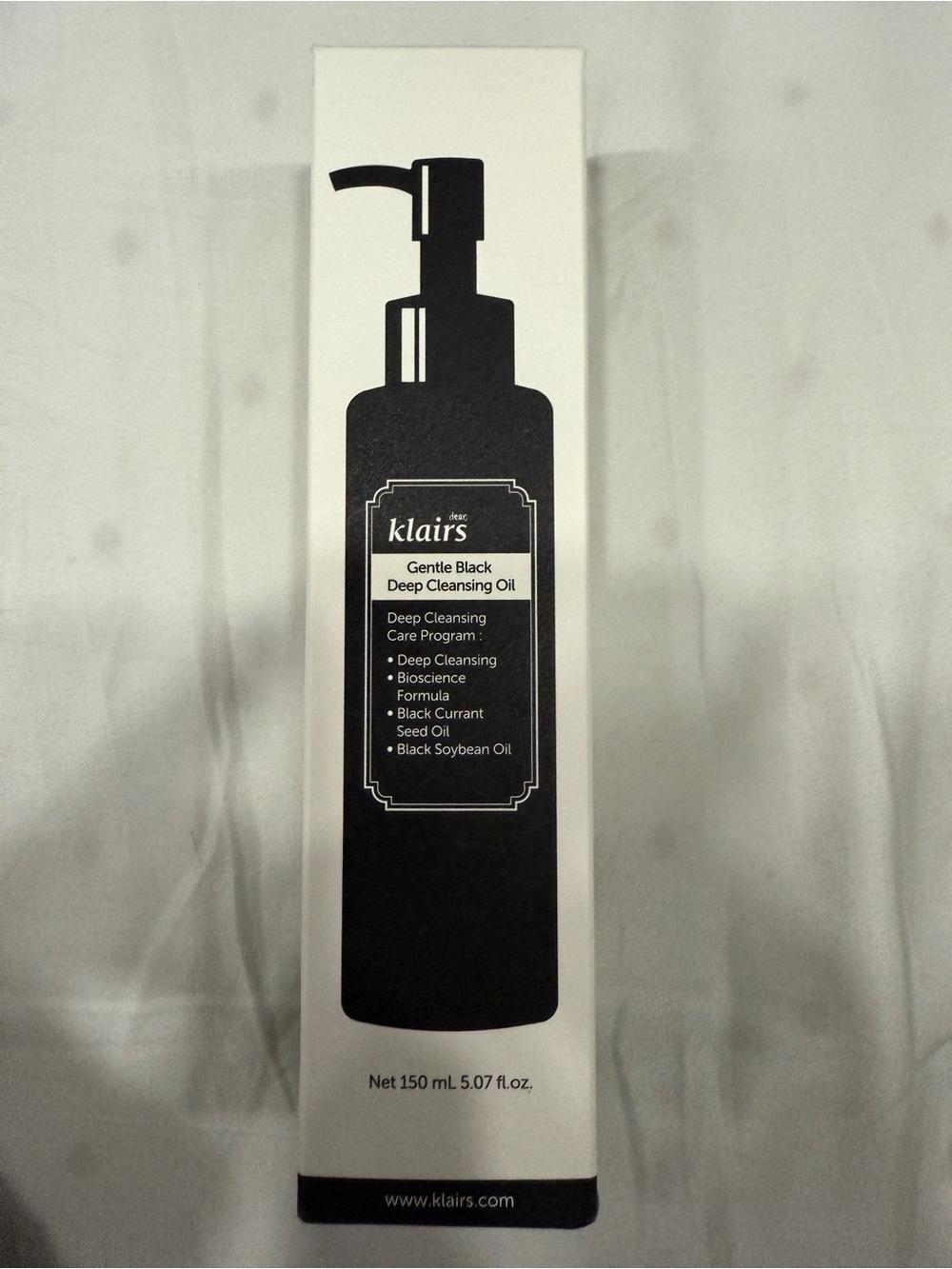 Klairs Gentle Black Deep Cleansing Oil - Black